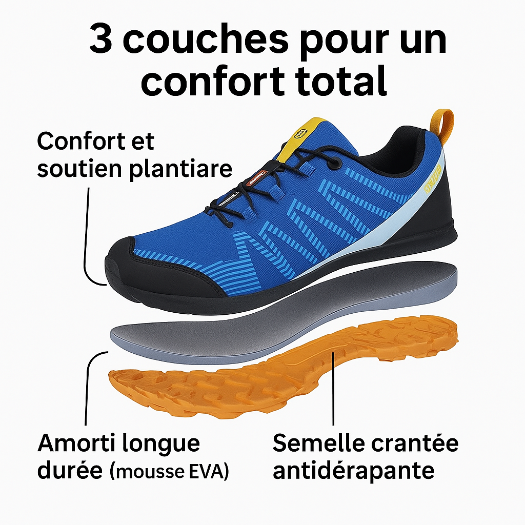 OrthoTrailPro – Chaussures de marche orthopédiques