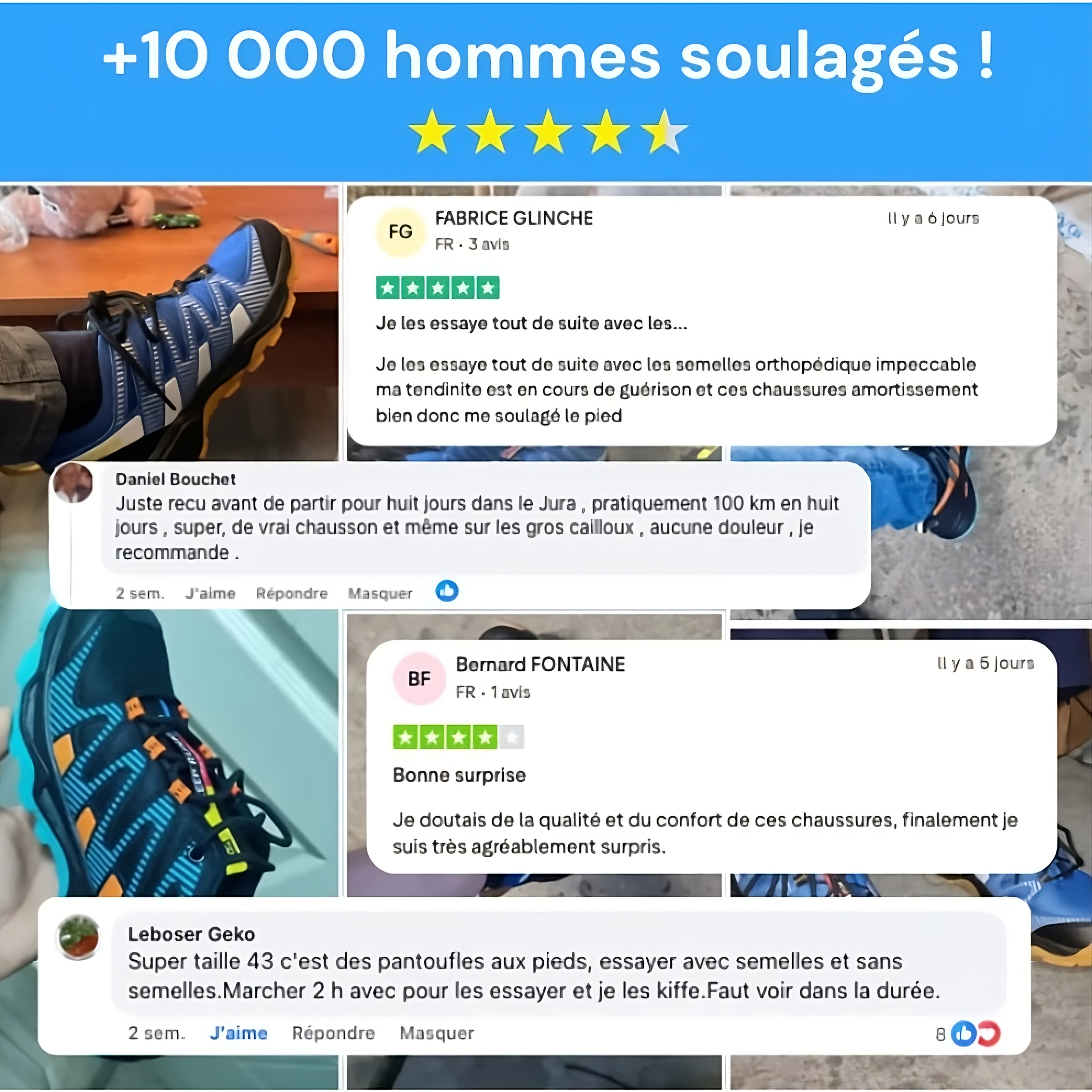 OrthoTrailPro – Chaussures de marche orthopédiques