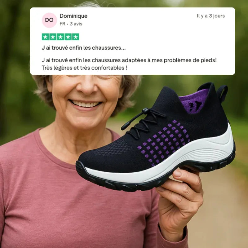 Harmonia ErgoStep™ – Chaussures Orthopédiques Élégantes & Confortables
